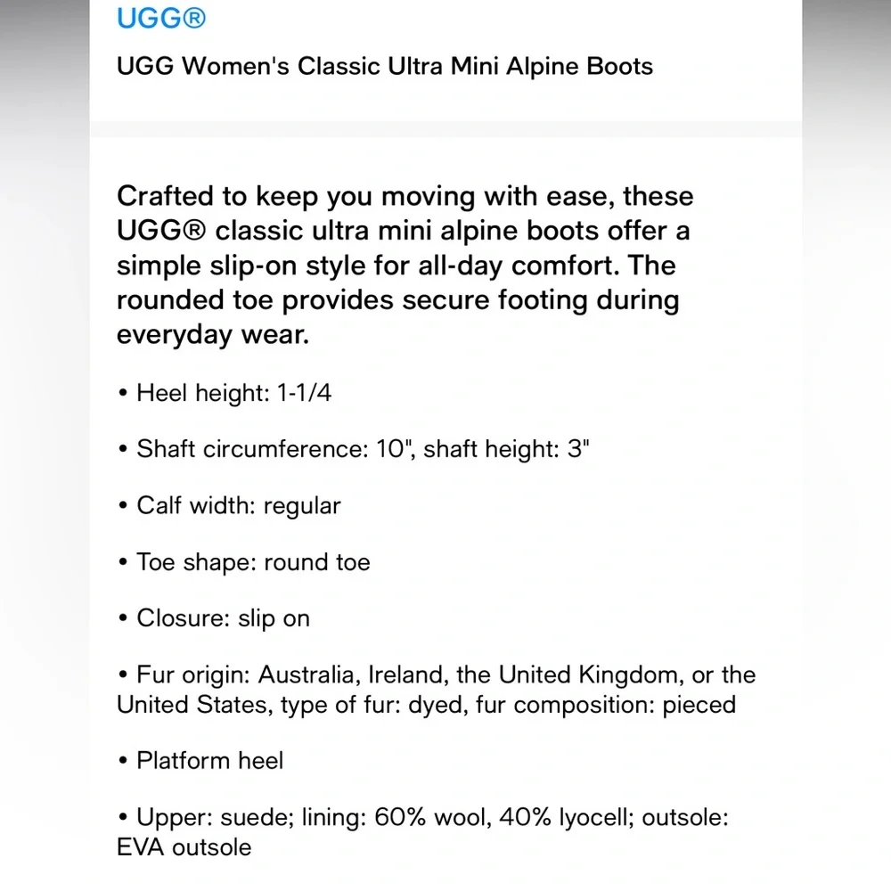 UGG new box